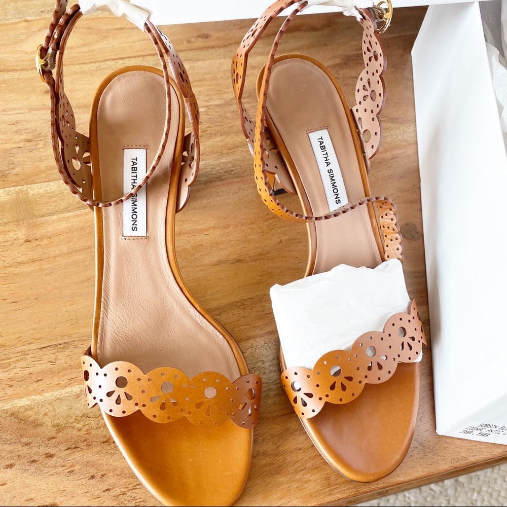 FINAL PRICE New Tabitha Simmons Bobbin Block Heels - Picture 4 of 7